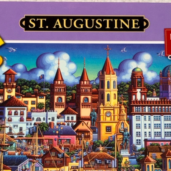Dowdle St. Augustine 500-Piece Puzzle - Vibrant Multicolor NEW Sealed - Picture 3 of 12